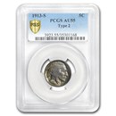 1913-S Buffalo Nickel Type-II AU-55 PCGS (Type- II) 1913-S Buffalo Nickel Type-II AU-55 PCGS (Type- II)